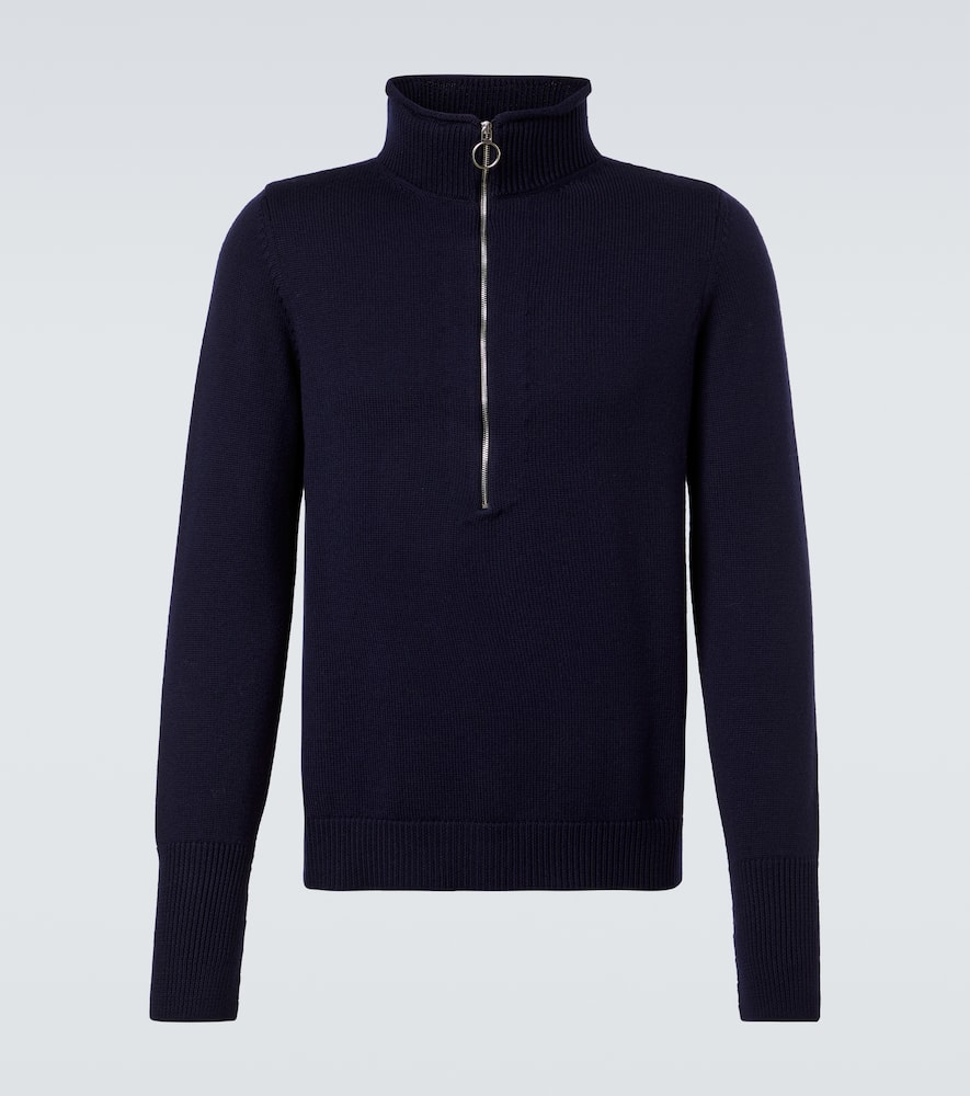Wool turtleneck sweater