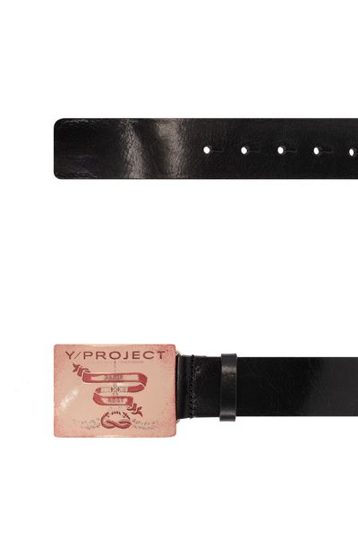 Y/Project Logo Printed Buckle Belt