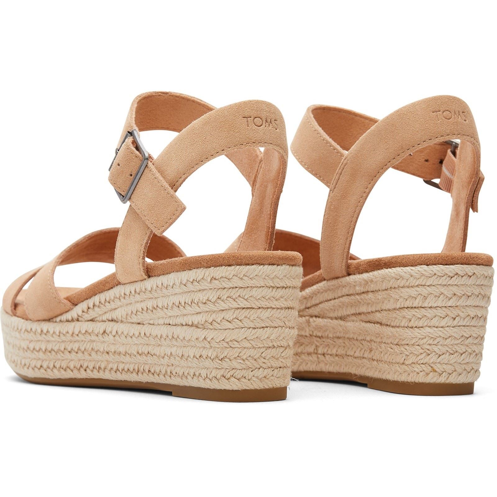 Toms Audrey 100% Cow Leather Women's Honey Wedge