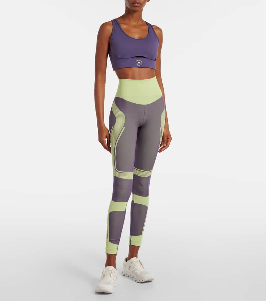 Adidas by Stella McCartney TrueStrength high-rise cropped leggings