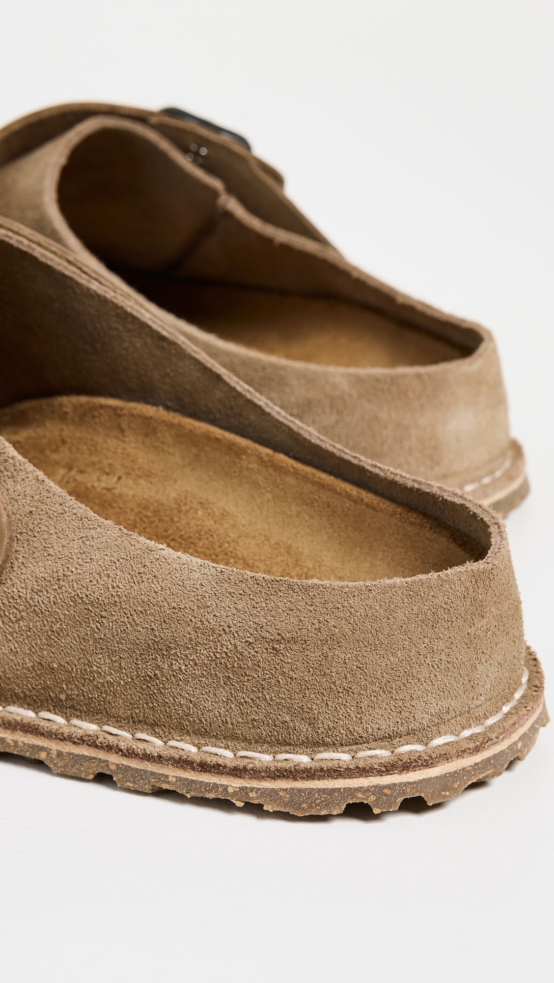Lutry 365 Suede Mules Gray Taupe