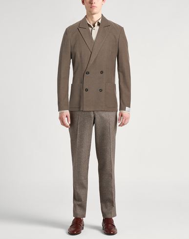 Man Blazer Taupe Size 36 Polyester, Viscose, Elastane