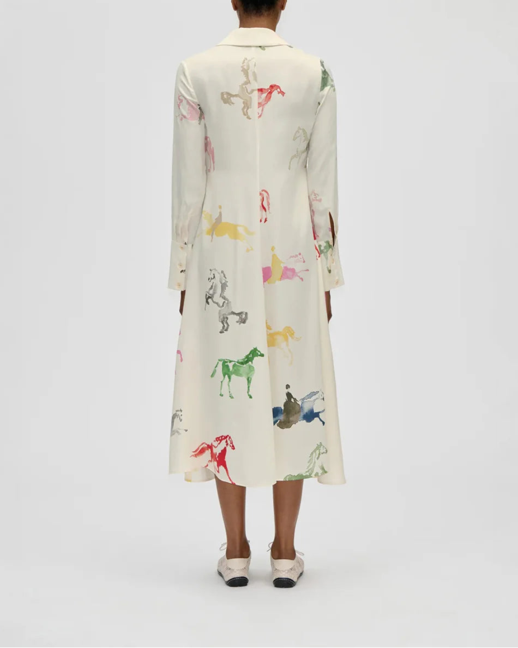 Front Placket Midi Polo Dress