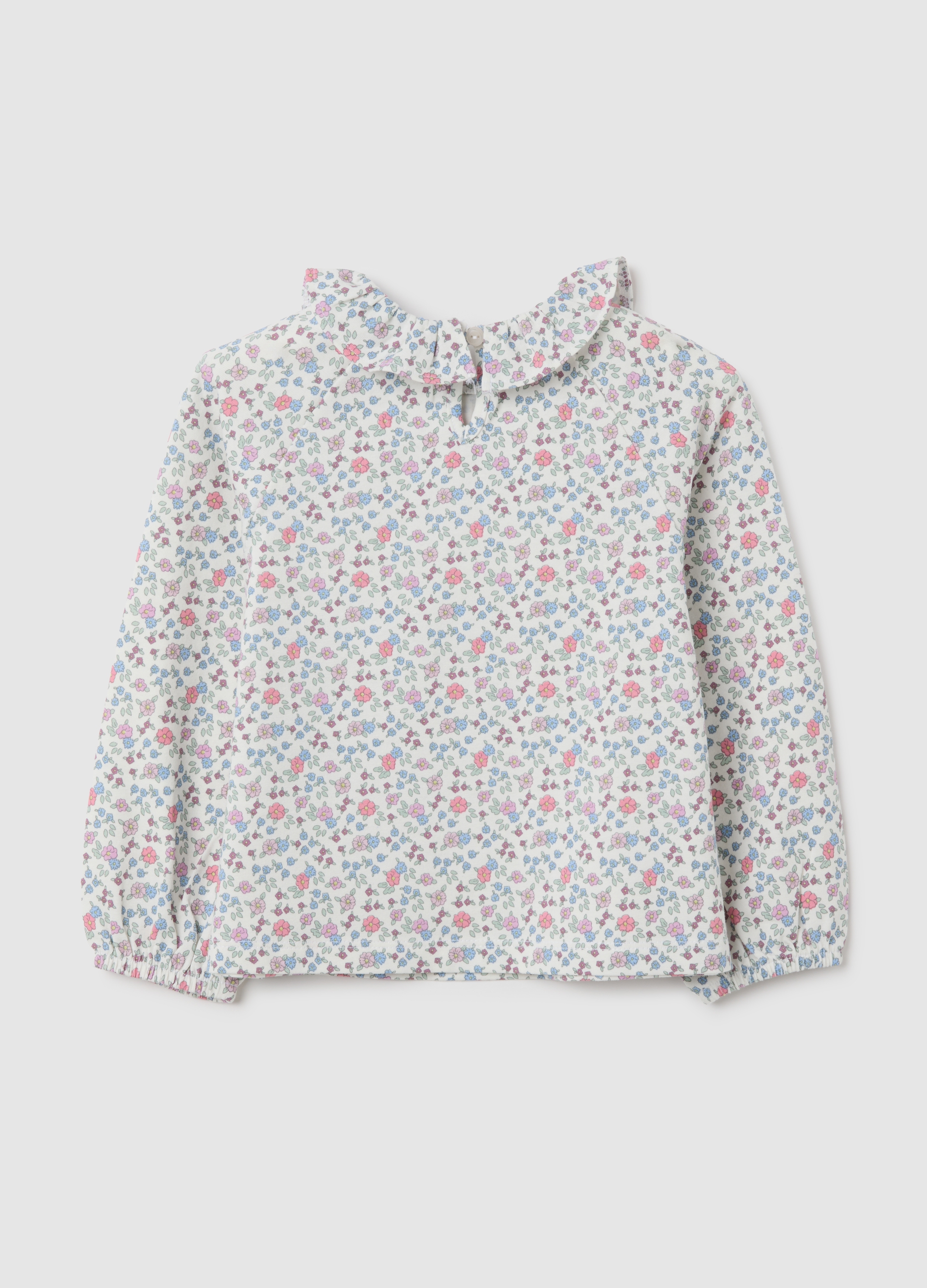 OVS, Mädchenbluse Aus Baumwolle In Multicolor Regular Fit, Mädchen, Pink/White, Größe: 30-36