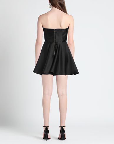 Woman Mini dress Black Size 10 Polyester