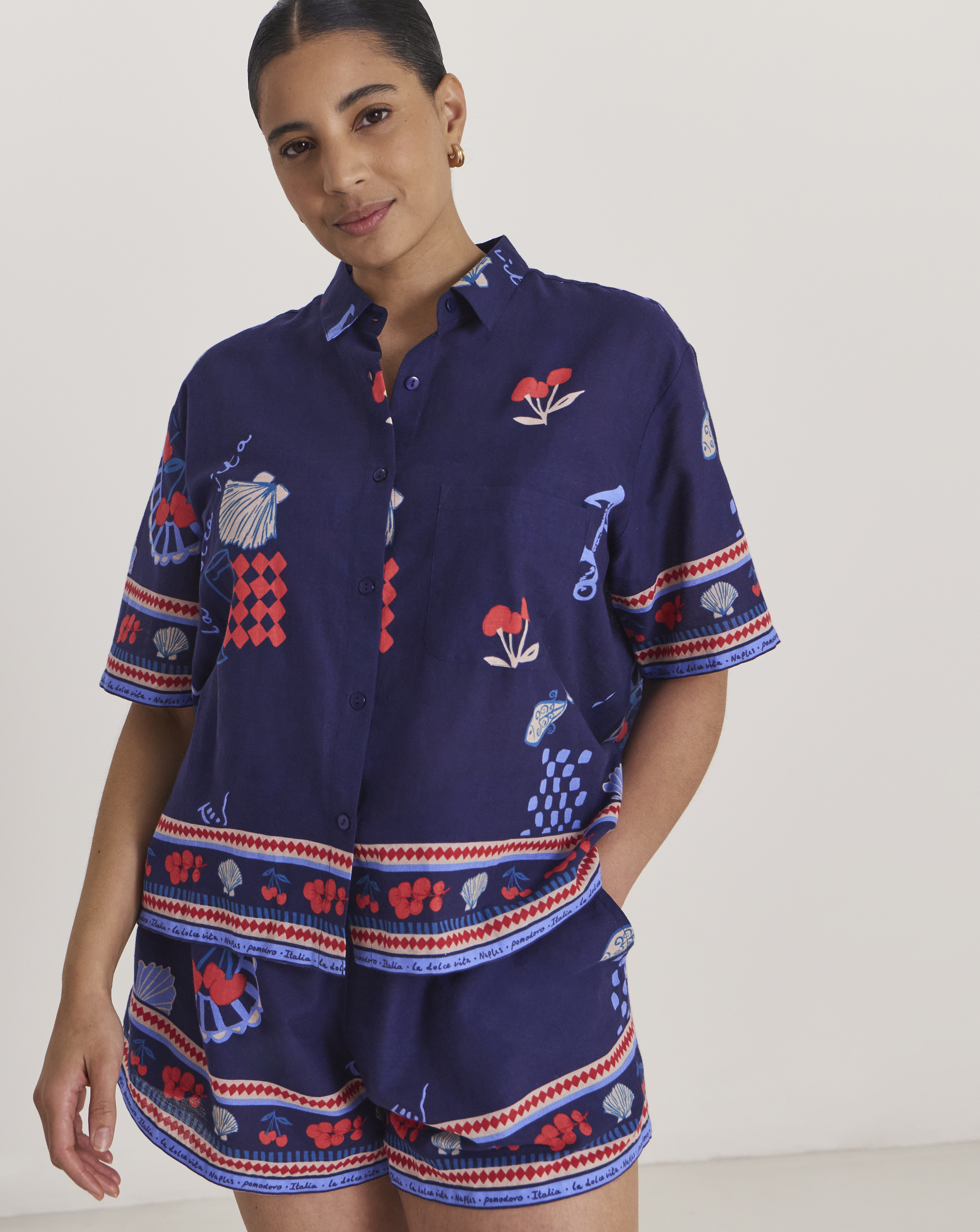 Dolce Vita Beach Shirt and Short Co-ord
