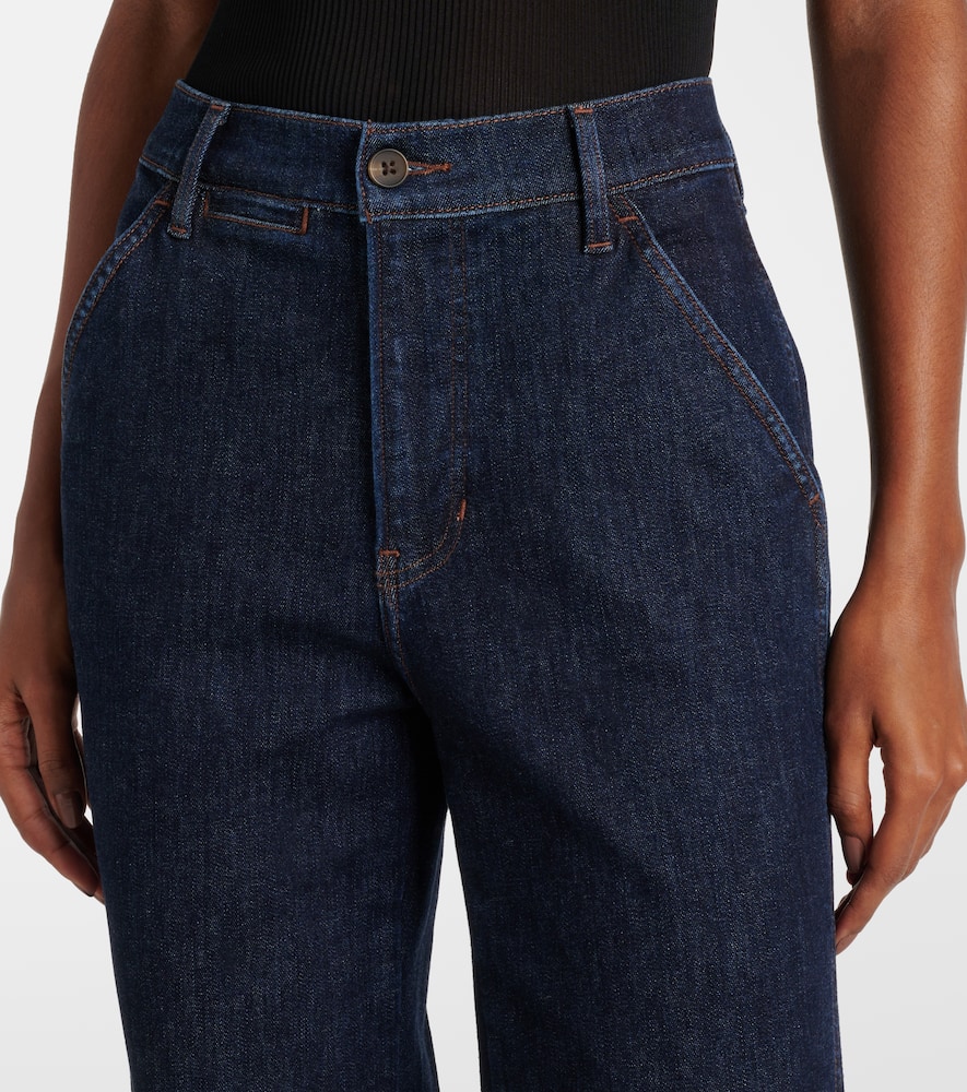 Crosbie high-rise wide-leg jeans