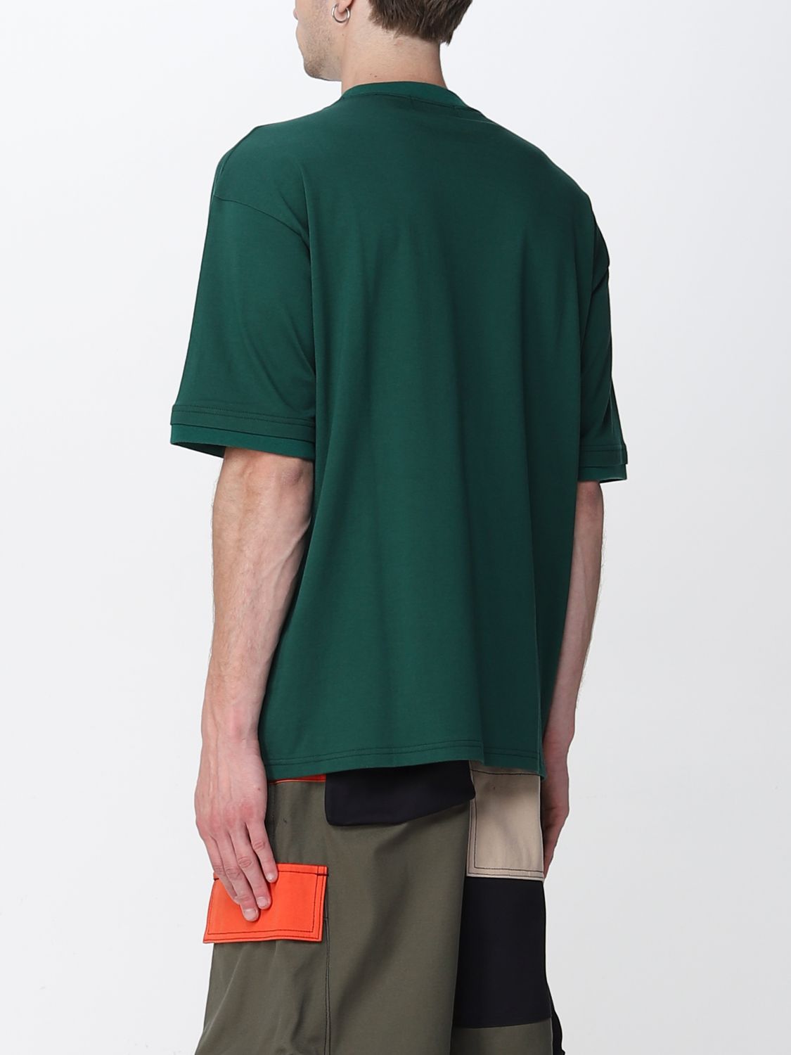 Cotton T-shirt with necklace
