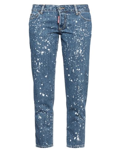 Woman Denim cropped Blue
