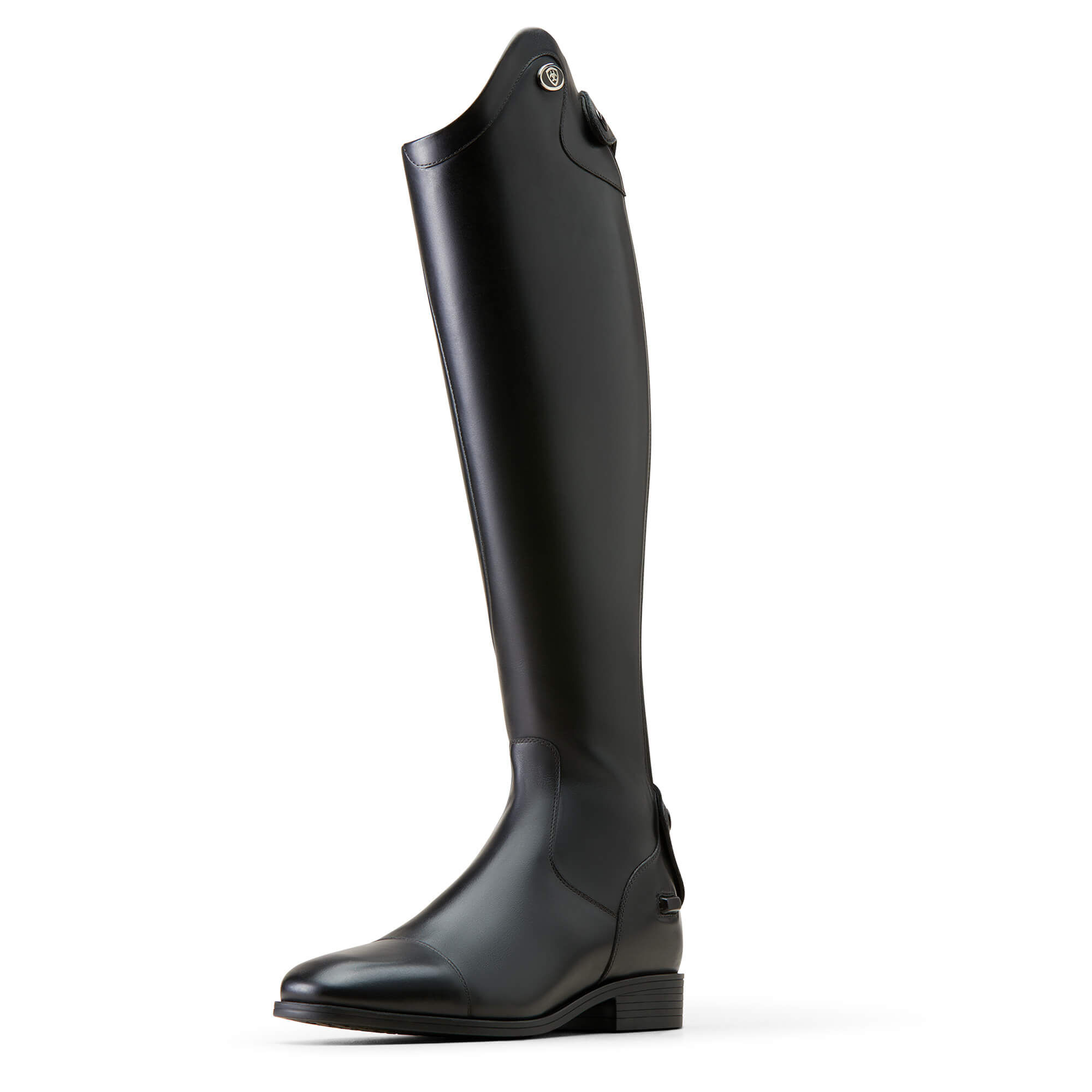 Men's Ravello Dress Tall Riding Boots in Black Calf, D Medium Width, Full Calf
