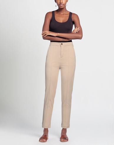Woman Pants Beige Size 10 Cotton