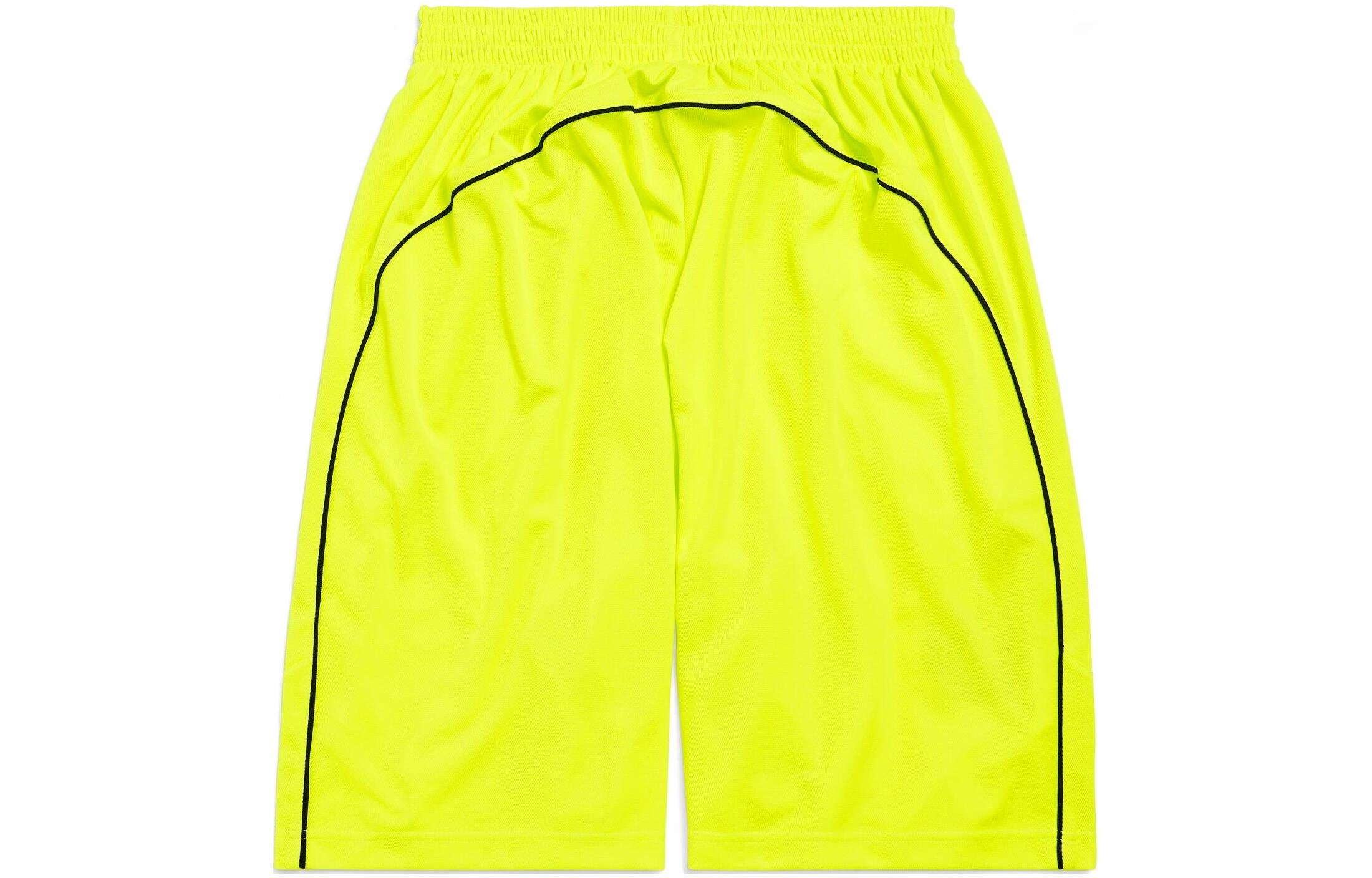 Baggy Soccer Shorts 'Neon Yellow'