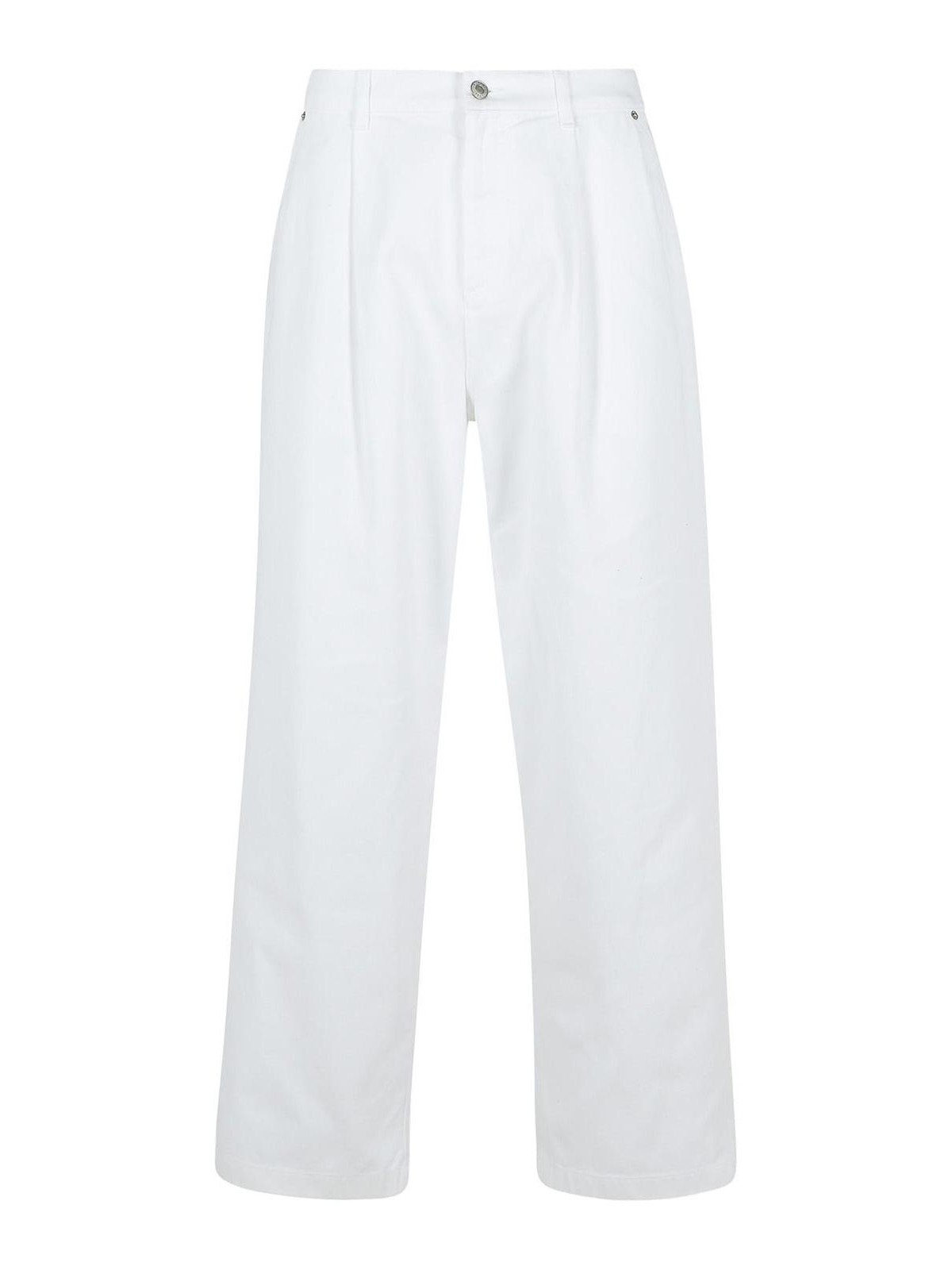 White Cotton Pants