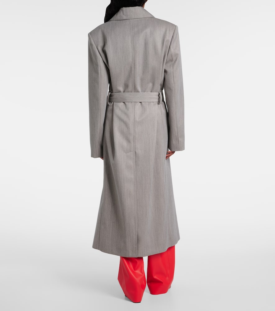 Wool-blend coat
