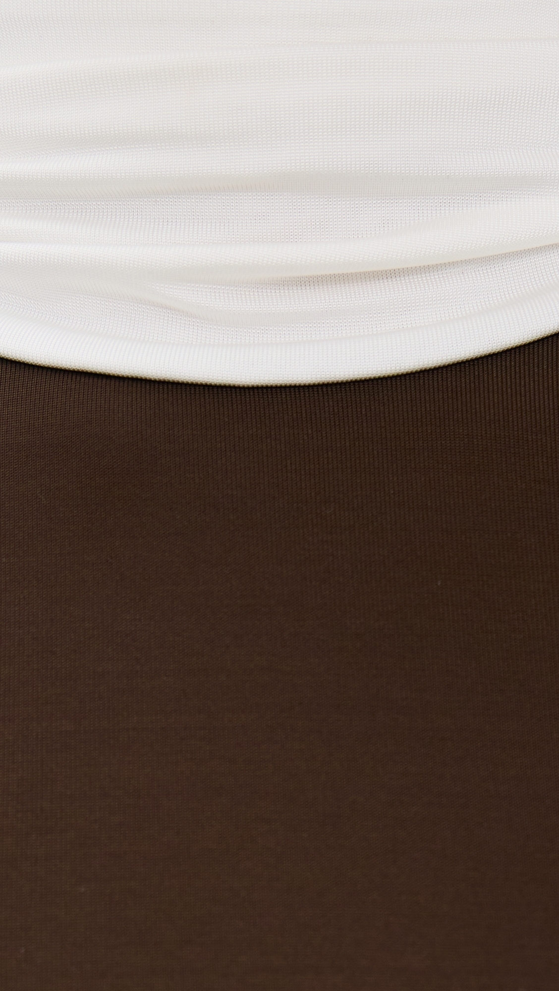 Long Sleeve Scarf Top Chicory Coffee Comb