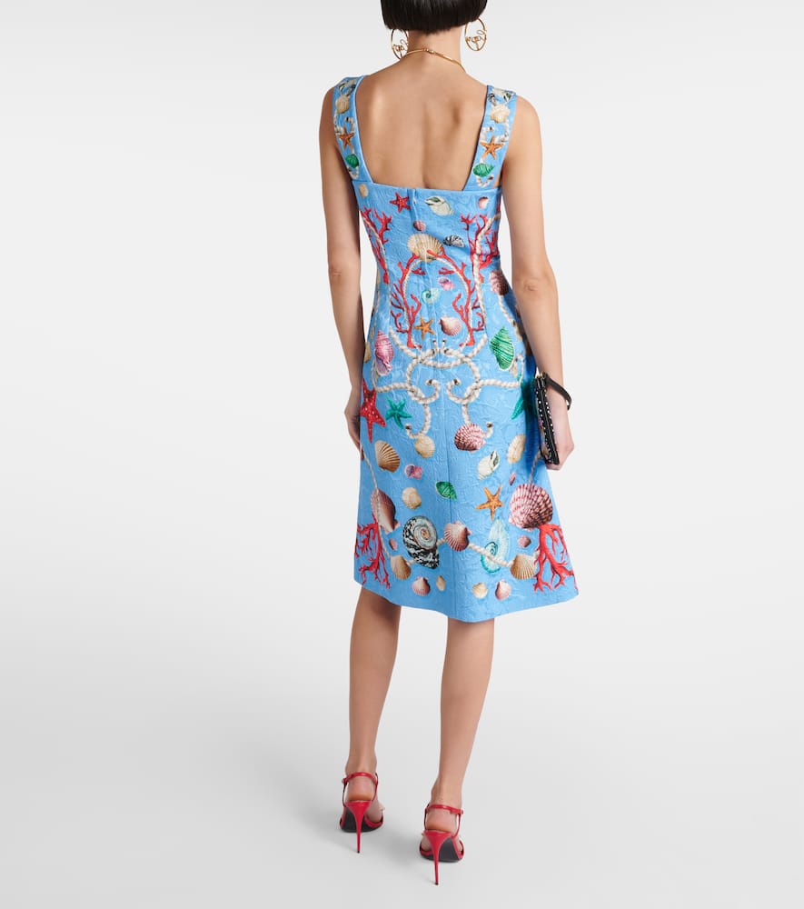 Capri printed minidress