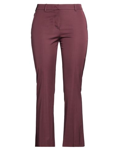 Woman Pants Burgundy Size 8 Viscose, Elastane