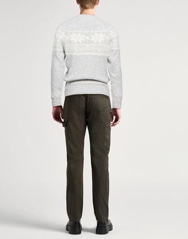 Platinum Man Turtleneck Light grey Size L Cashmere, Alpaca wool, Silk