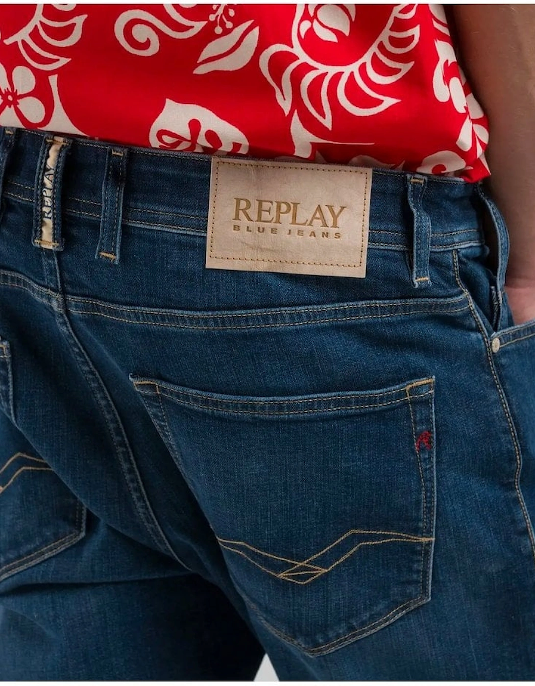 Men's Replay 573 Eco Plus Denim Short Blue - Size: 30/32