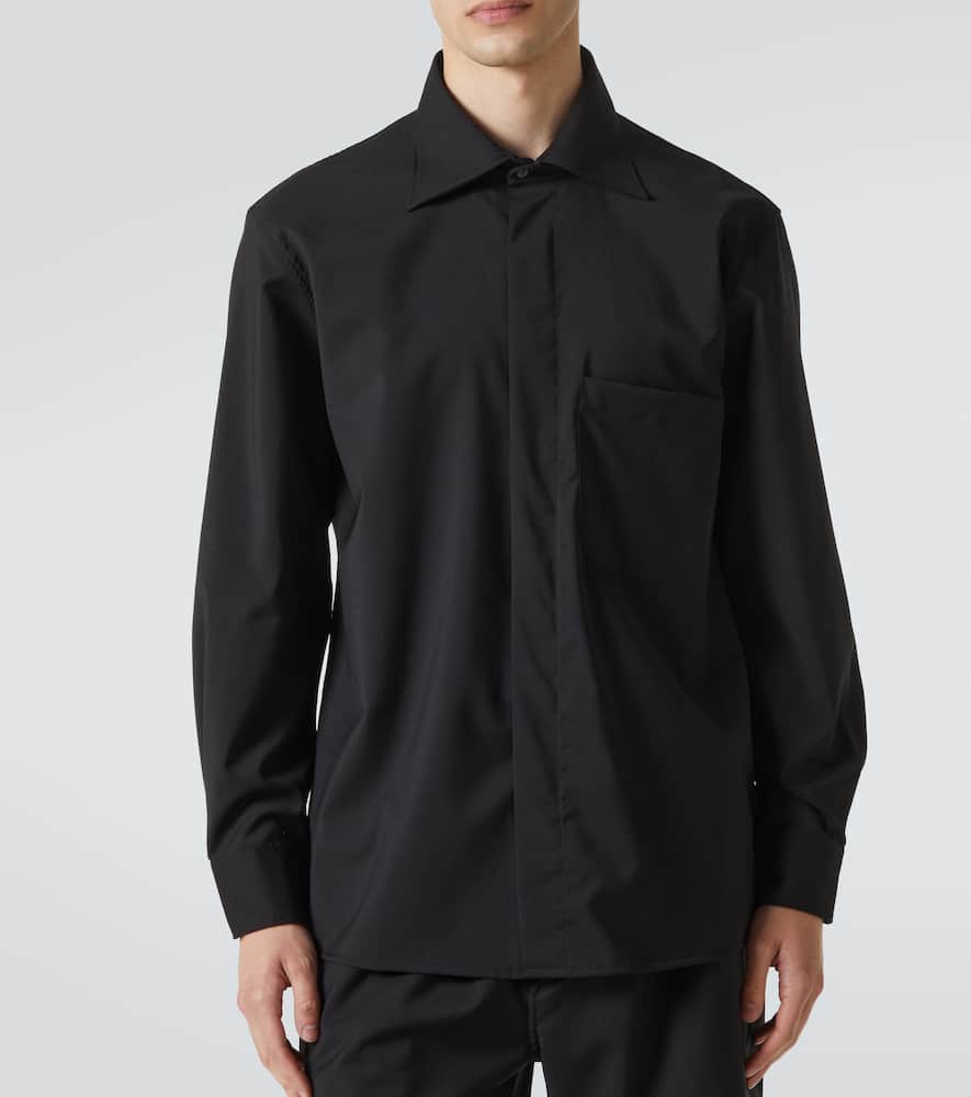Wool overshirt