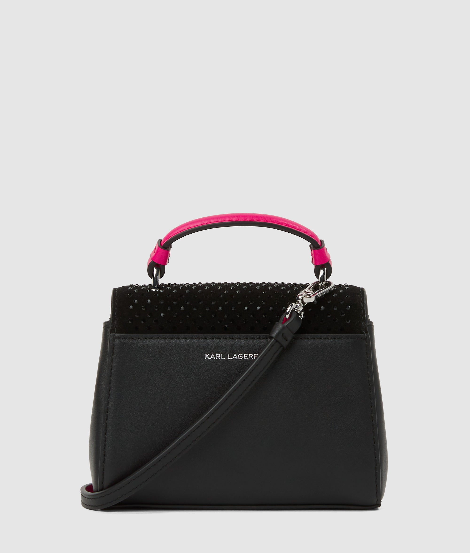 Karl Lagerfeld - Exclusive K/autograph Rhinestone Nano Bag, Woman, Black, : One