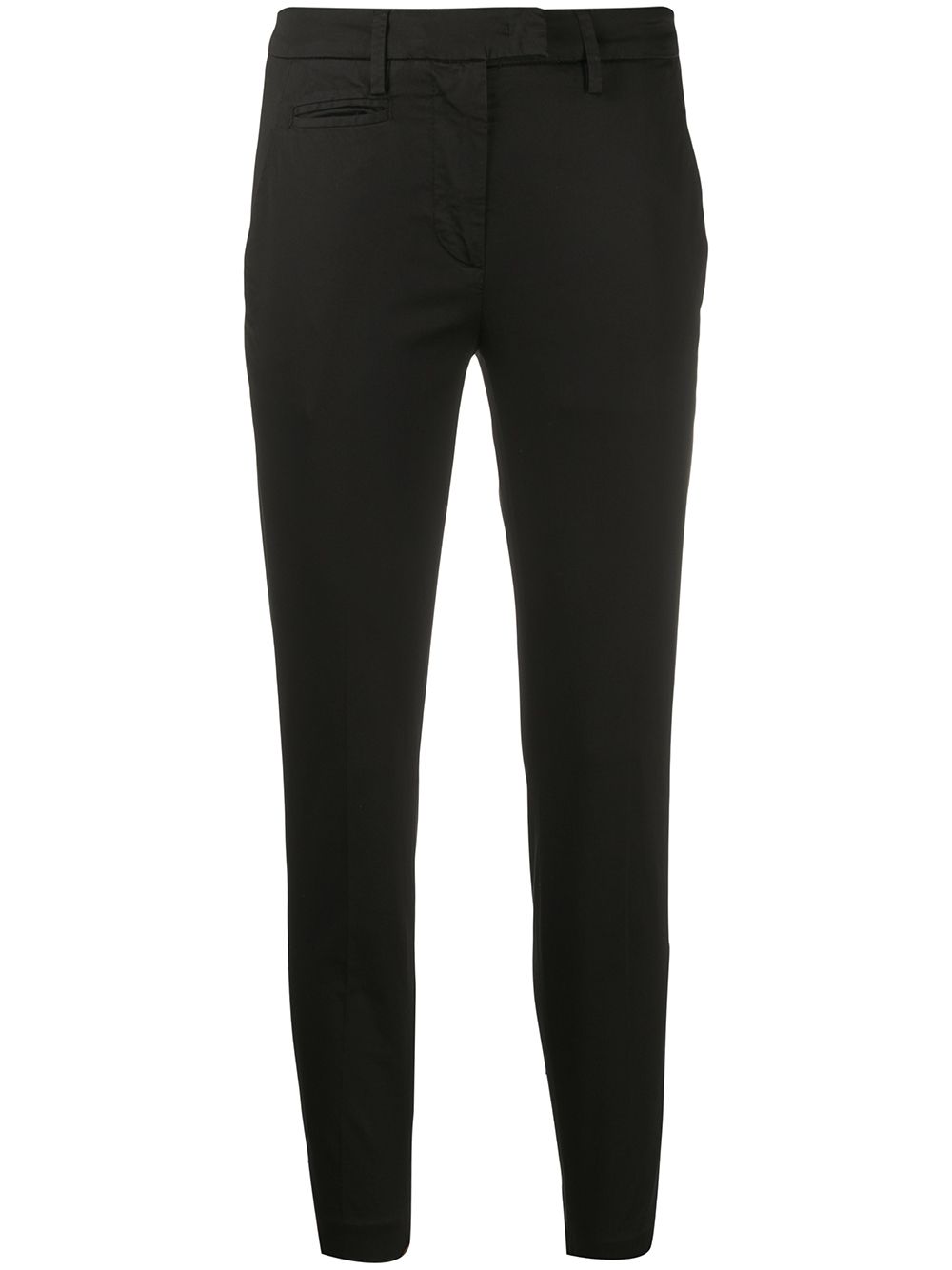 Slim-fit tapered leg trousers - White