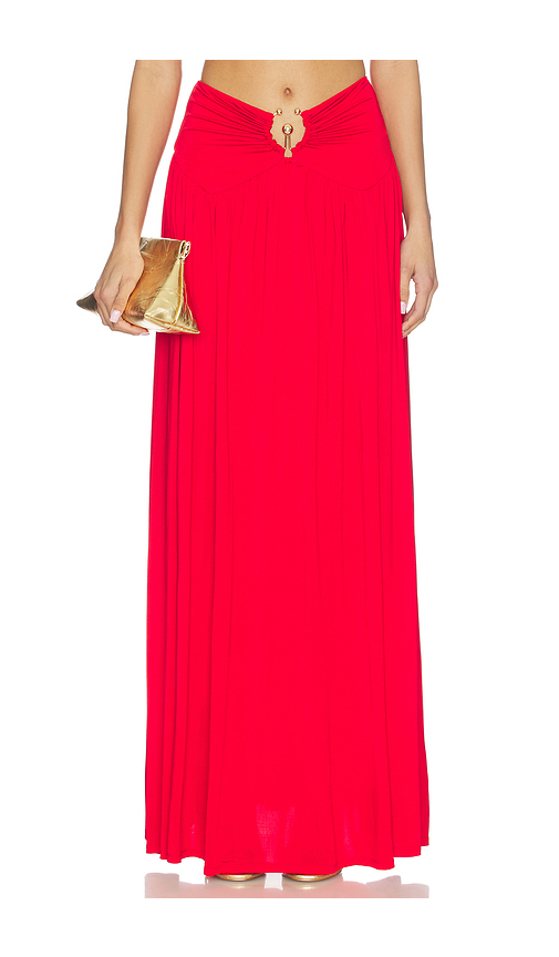 Lovers and Friends x Yhasmina Ferrara Lotte Maxi Skirt in Chocolate Brown.  XXS also in L, M, S