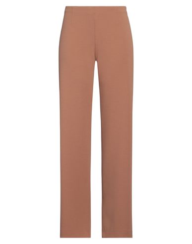 Woman Pants Brown Size 4 Polyester, Elastane