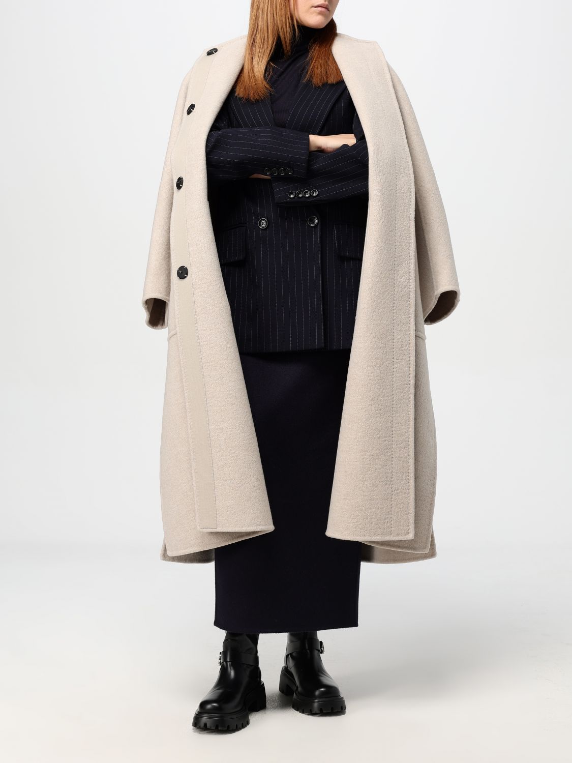 Coat Woman color Brown