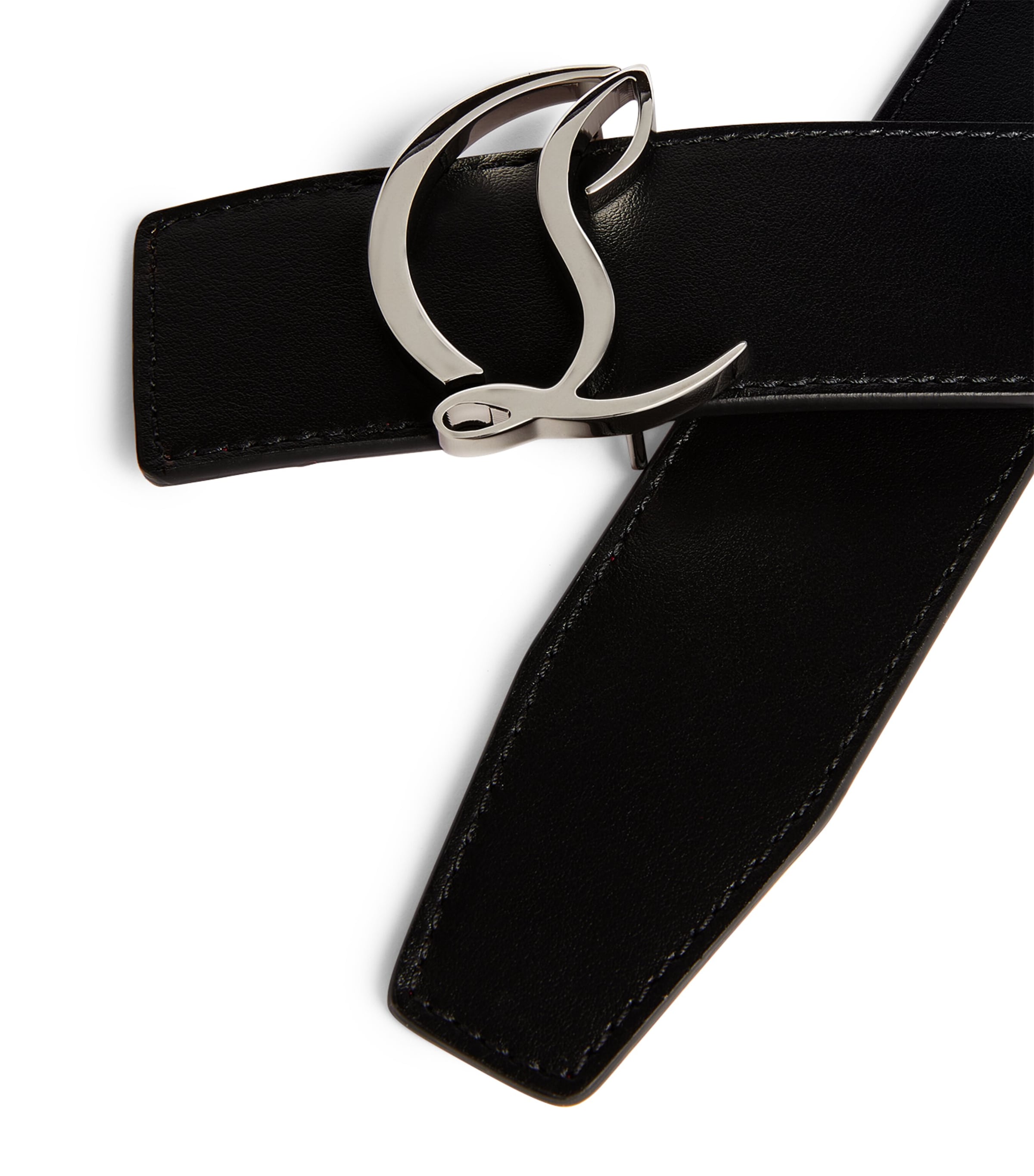 Cl Logo Leather Belt