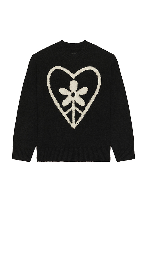 ALLSAINTS Finden Crew Neck Sweater in Black. L. Also in M, S, XL/1X