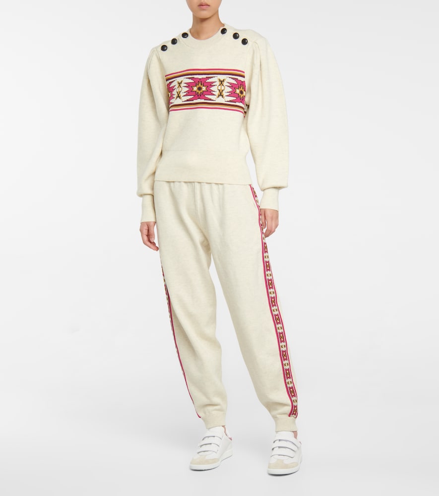 Isabel Marant Ekira jacquard sweatpants