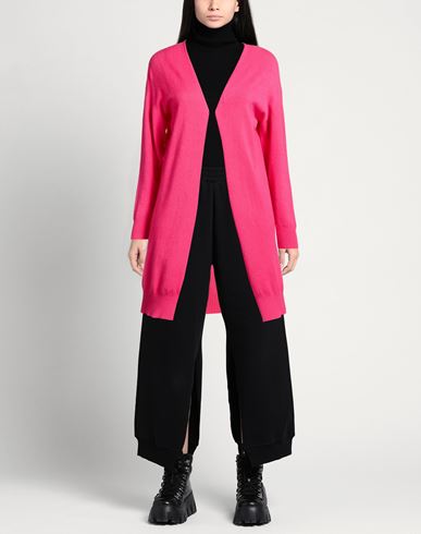 Woman Cardigan Fuchsia Size ONESIZE Viscose, Polyester, Polyamide