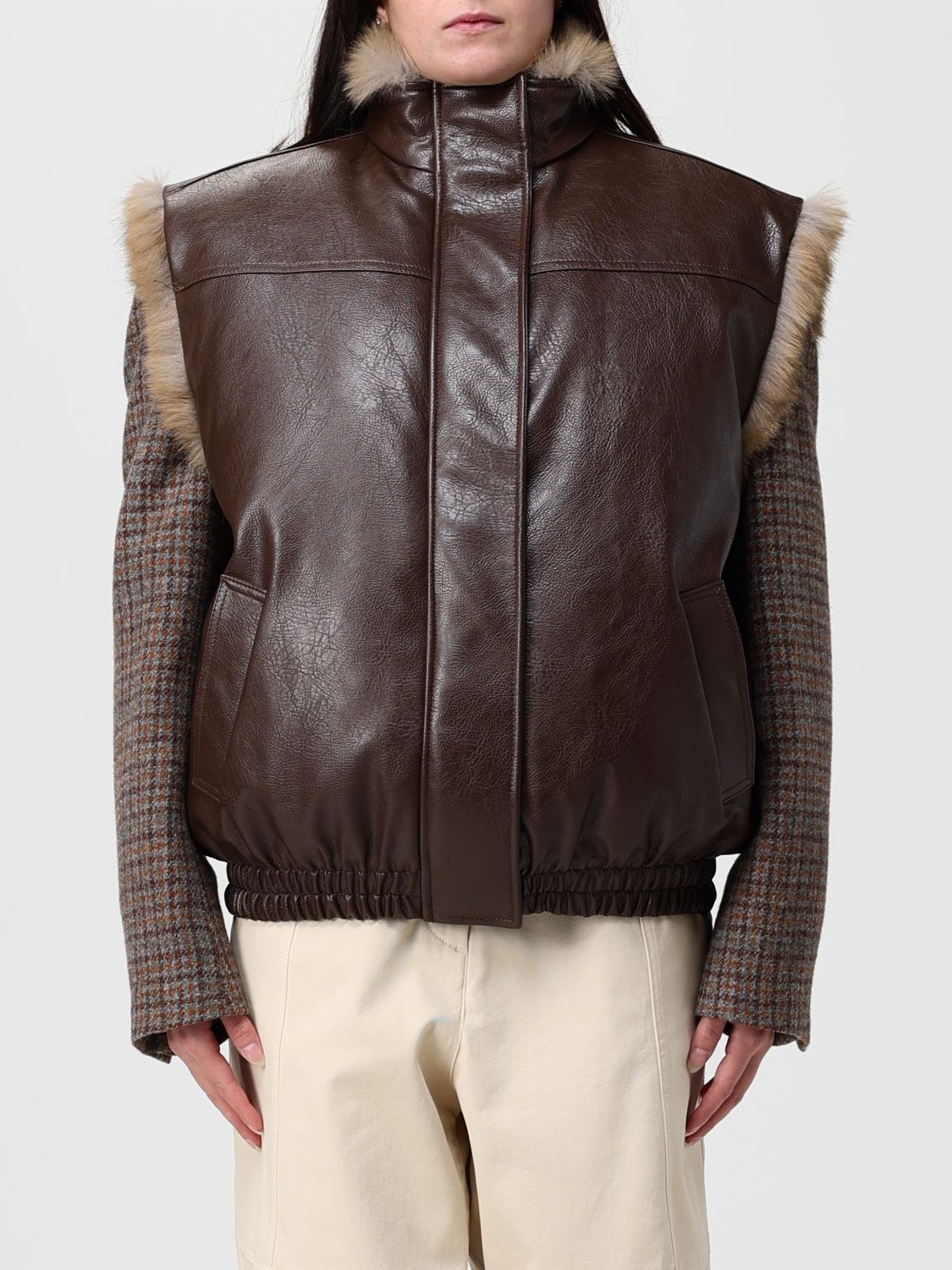 Jacket Woman color Mink