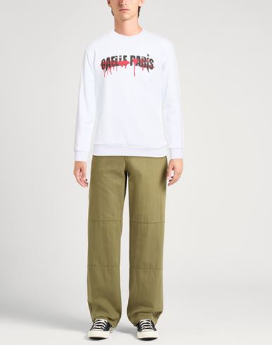 Man Sweatshirt White Size S Cotton