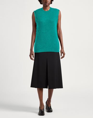 Woman Sweater Green Size M Mohair wool, Polyamide, Wool