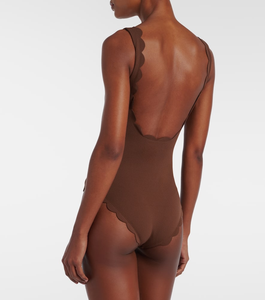 Palm Springs scalloped swimsuit