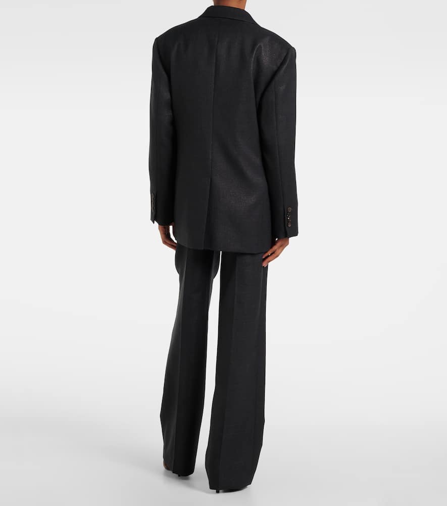 Wool-blend blazer