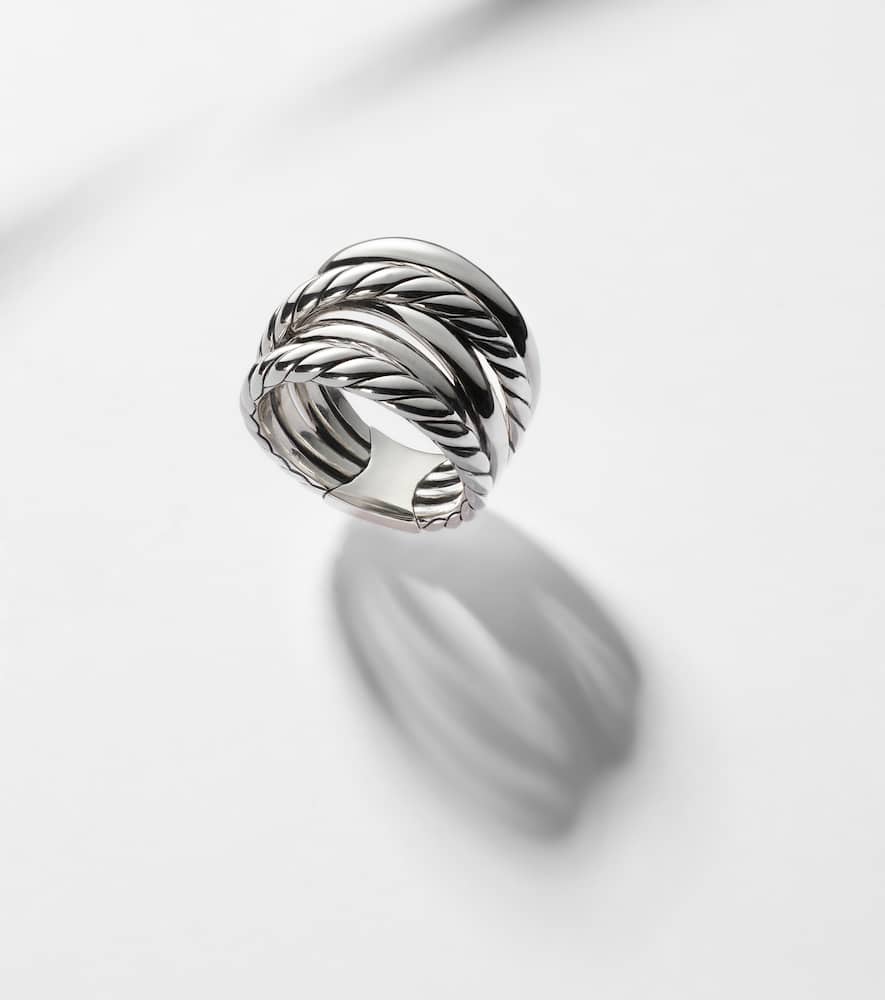 Crossover® sterling silver ring
