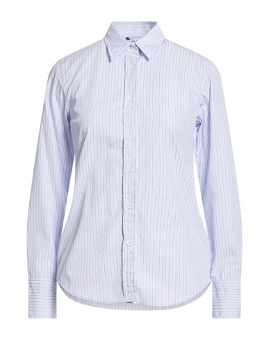 Woman Shirt Blue Size 4 Cotton