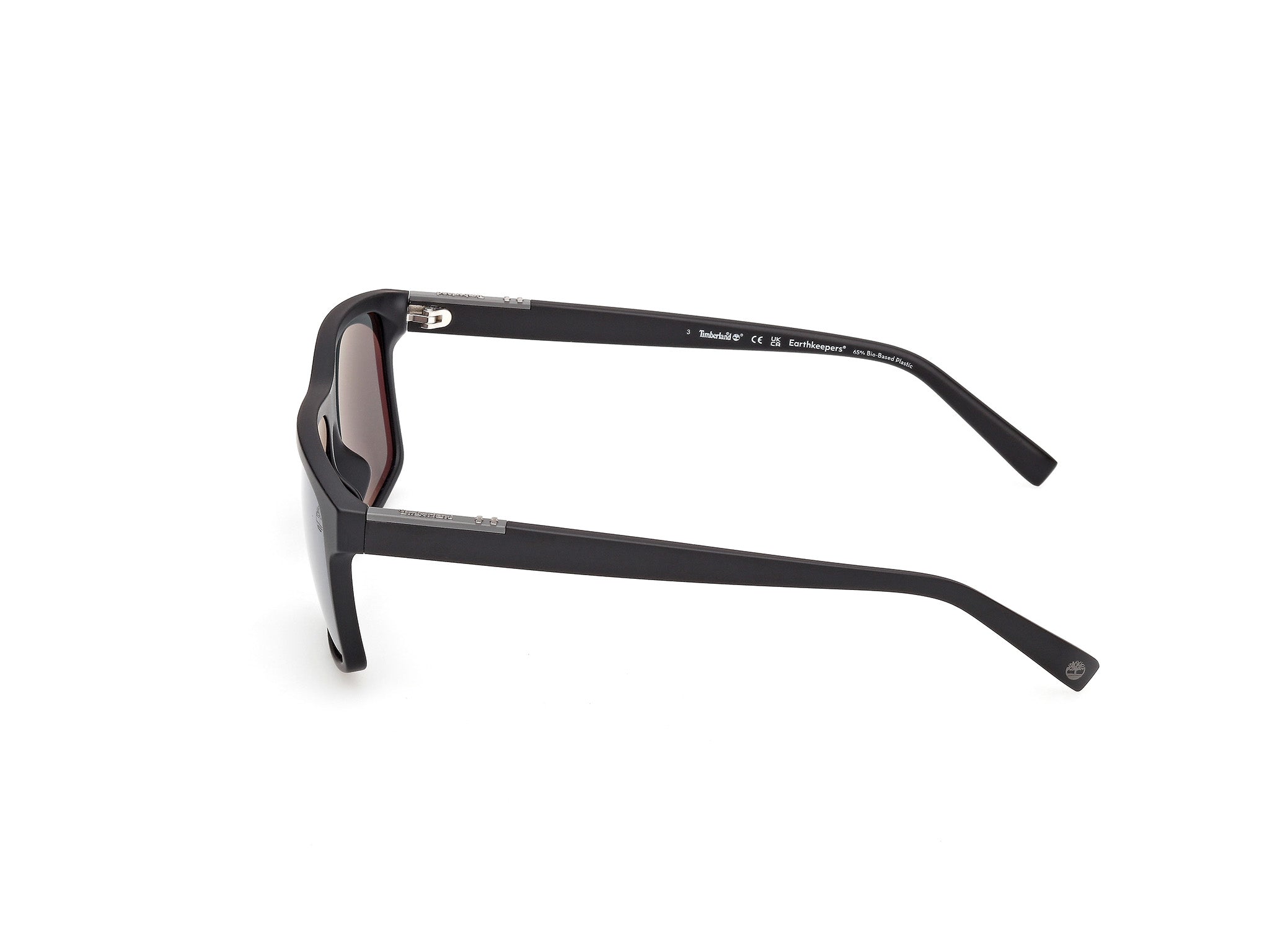 Timberland Man Timberland TB00006 05D Sunglasses Injected Black Smoke Squared Polarized