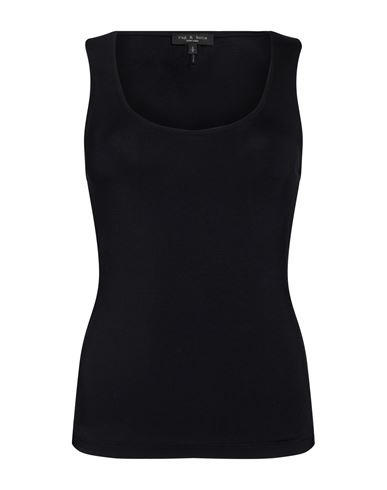 Woman Tank top Black Size XXS Modal, Elastane