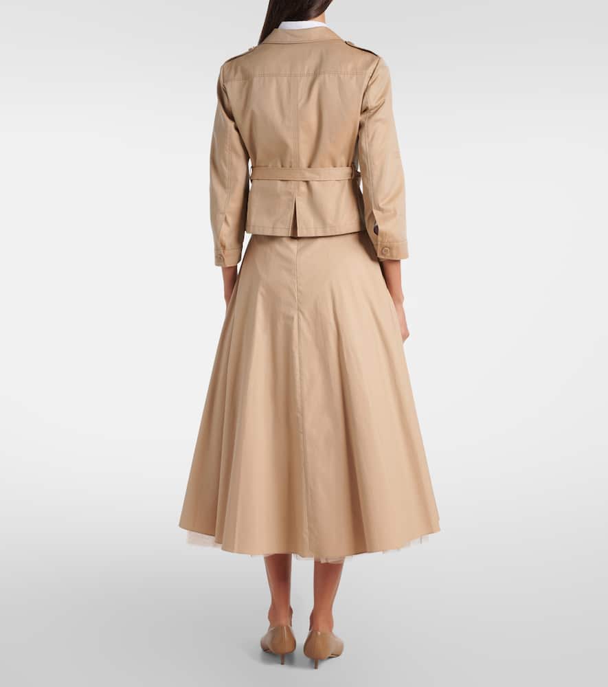 Luxury Layer cotton trench coat