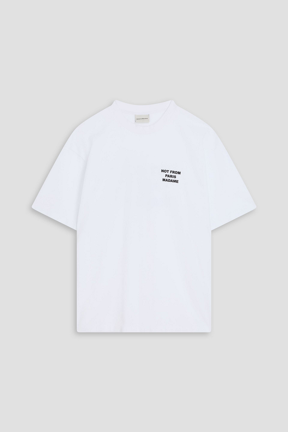 Printed cotton-jersey T-shirt - White - L