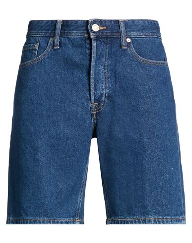 Man Denim shorts Blue Size S Cotton