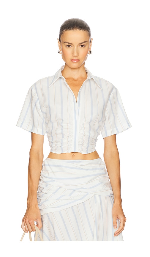Camila Coelho OBERTEIL TEAGAN in White. Größe XS. Also in L, M