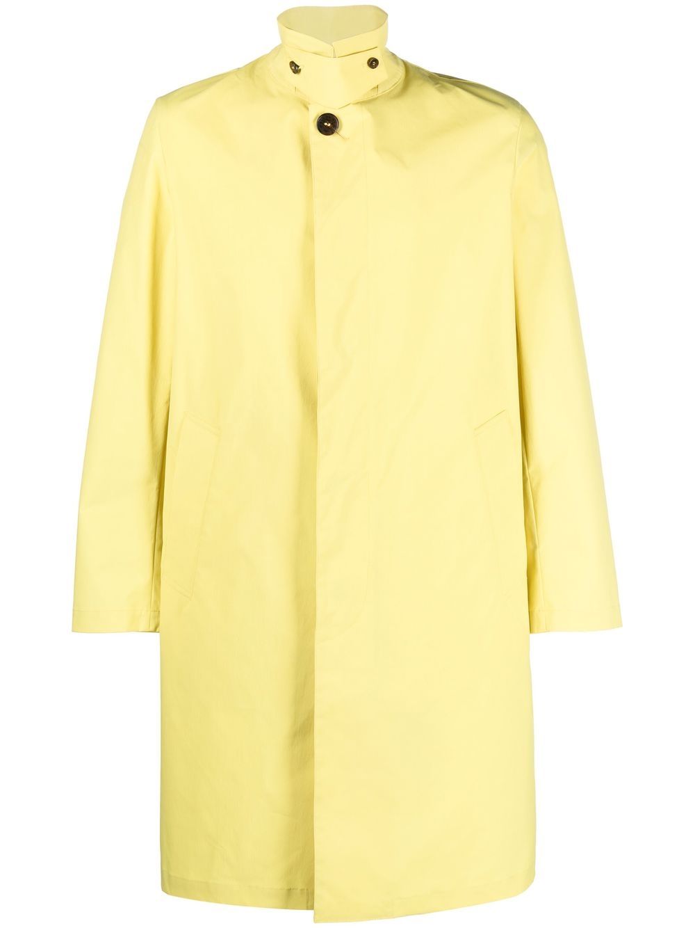 Newington A-line coat - Yellow