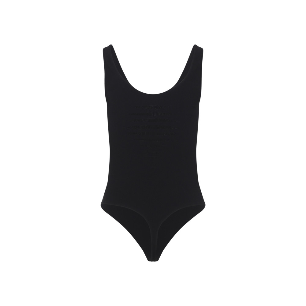 Black Seameless Bodysuit