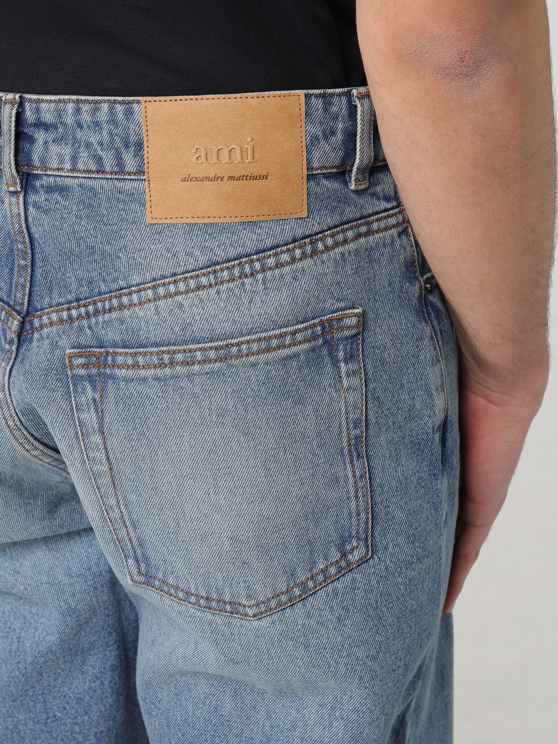 Pants AMI PARIS Men color Blue