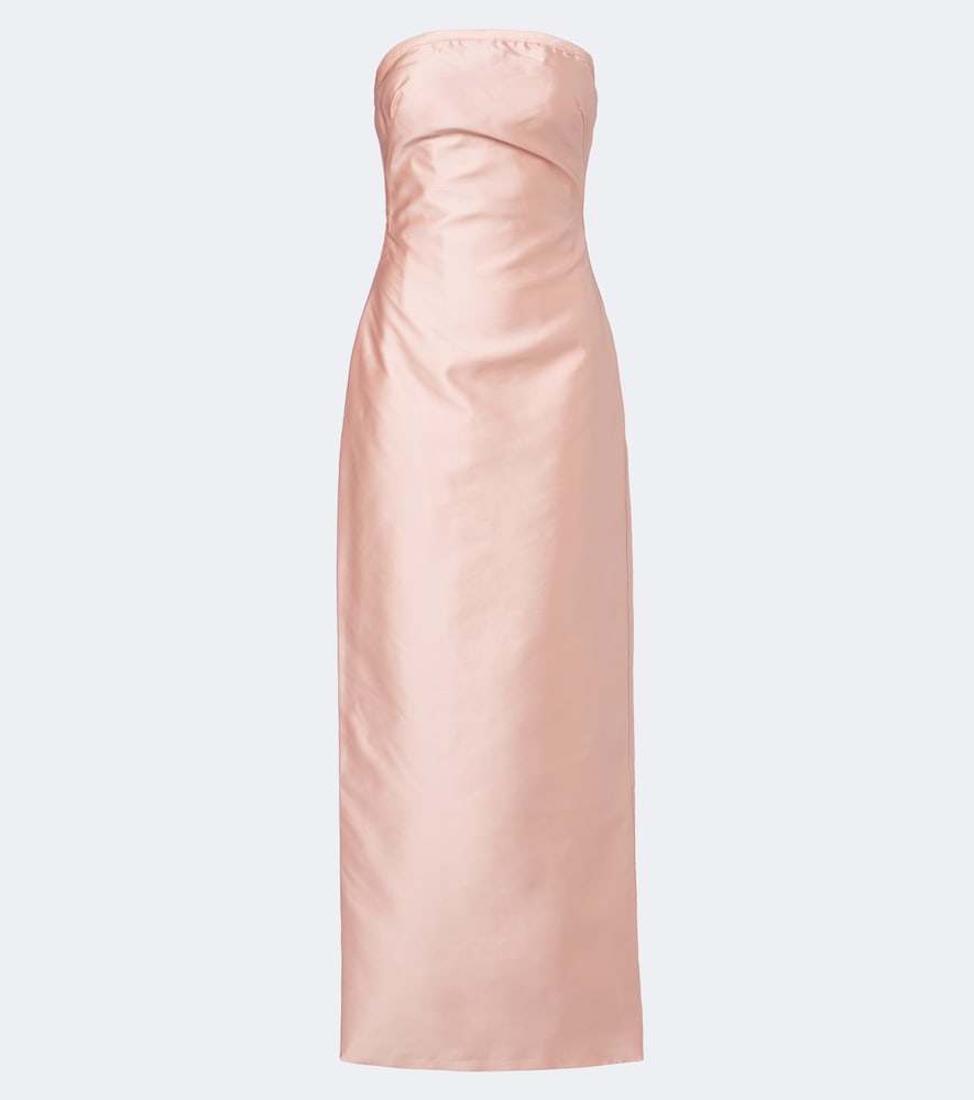 Strapless gown